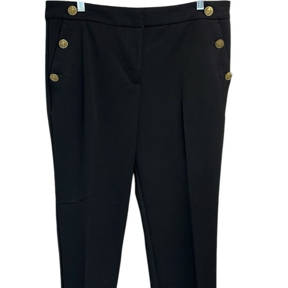Loft Black Sailor Button-Detail Pants - Picture 3 of 6
